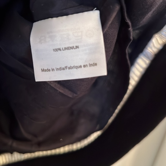 Tory Burch Odelia Embroidered Tunic Dress Cover Up Navy Caftan Resort size 2 - Picture 4 of 5